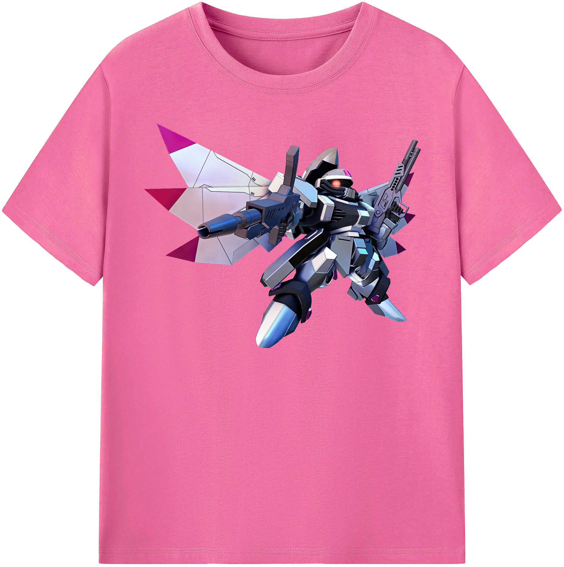 （画像用） 機動戦士ガンダム Mobile Suit Gundam レディースカジュアルプリントTシャツ（綿100％）